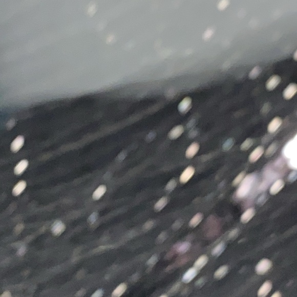 FunDaisy size XL Black FULL Sequin Sheath Midi Flapper Dress LINED SIDE ZIPPER - Picture 3 of 13